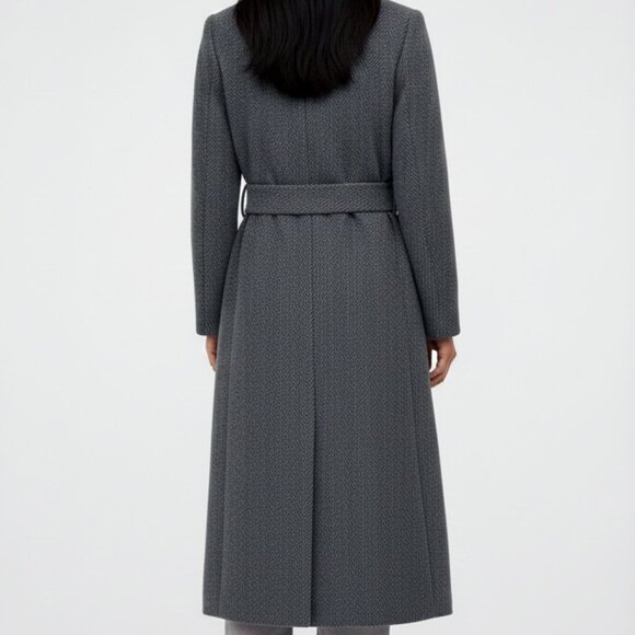 DYNAMITE Womens Dark Grey Wool Blend Coat, Ladies WARM Winter Jacket, Sz (S) EUC - Picture 2 of 7